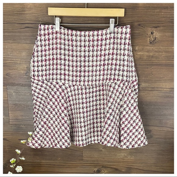 COPY - Maeve Bobbie Plaid Flounced Skirt - Picture 3 of 5